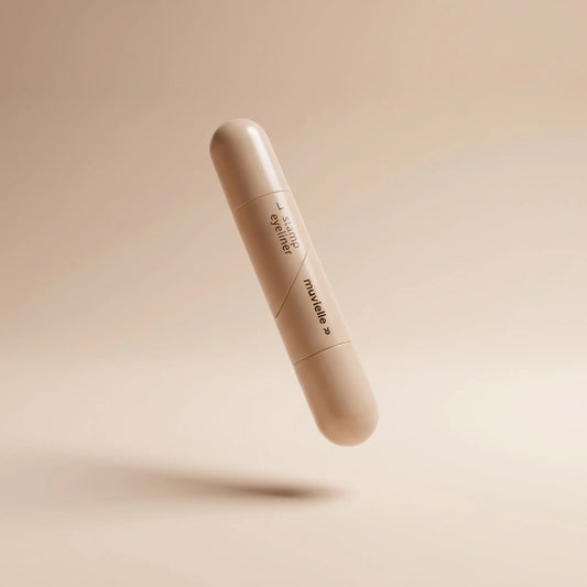 V-Flash Stamp Eyeliner — beige dual-tip winged eyeliner stamp by Muvielle